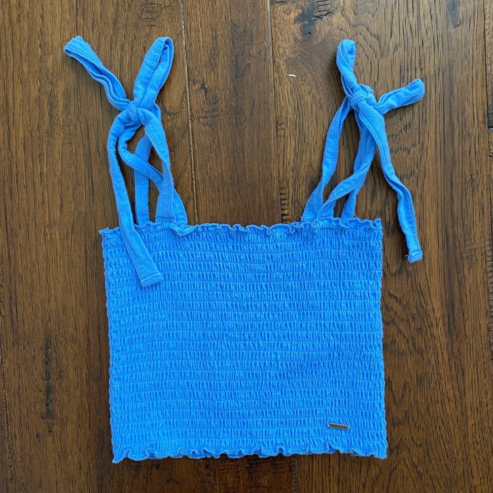 Hollister Smocked Crop Tank